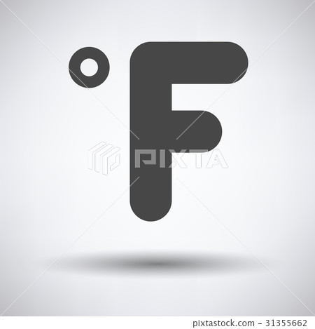 Fahrenheit degree icon Fahrenheit degree icon 31355662