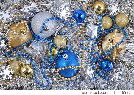 Varicolored Christmas decorations 31356552