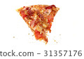 Pizza on white background. 31357176