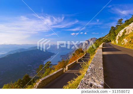 Kotor Bay on sunset - Montenegro Kotor Bay on sunset - Montenegro 31358072