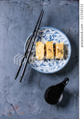 Japanese Rolled Omelette Tamagoyaki 31358533