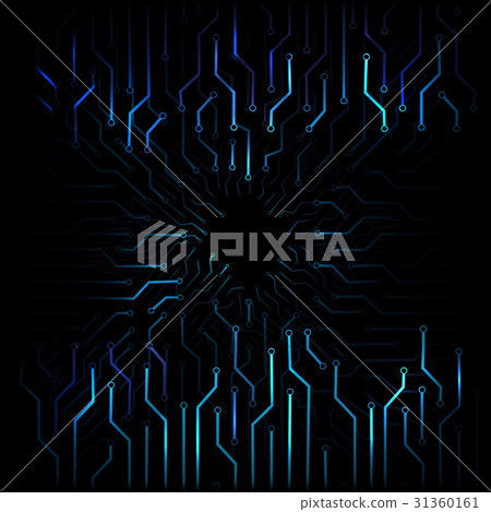 Abstract line technology blue background. Abstract line technology blue background. 31360161