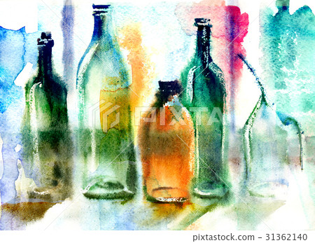 Still life of various bottles 31362140