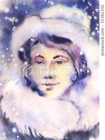 Watercolor woman portrait Watercolor woman portrait 31362142