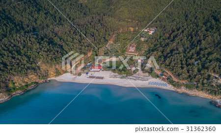 Paradise beach at Thassos island, Greece 31362360
