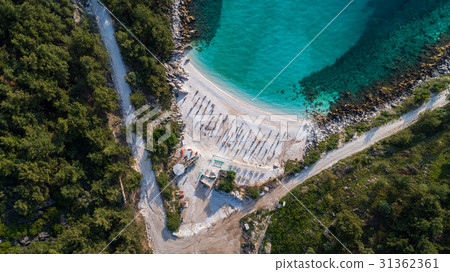 Marble beach (Saliara beach), Thassos, Greece 31362361