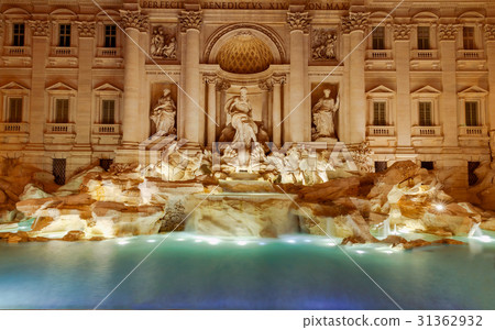 Rome. Trevi Fountain. 31362932