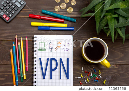 Businessman left a notes VPN  in Notepad 31363266