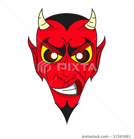 Smiling devil Head 31363861