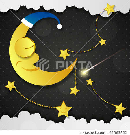 Moon and stars Moon and stars 31363862