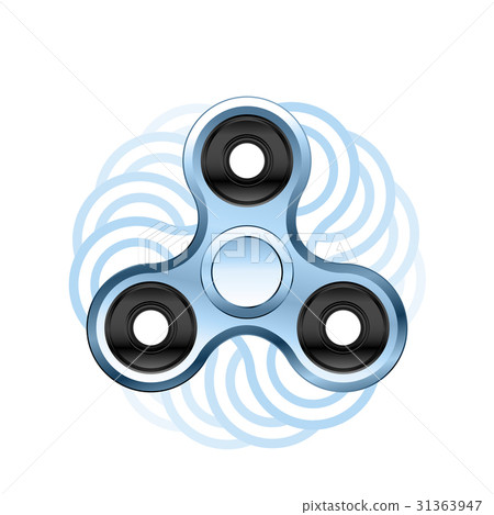 Fidget spinner icon isolated on white background - Stock Illustration ...