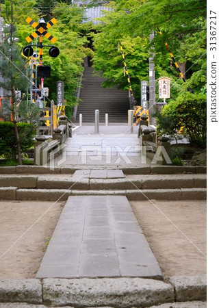 在Kitamikamakura Junkoji前面的鐵路交叉 31367217