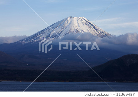 Mt. Fuji seen from Lake Motosu 31369487