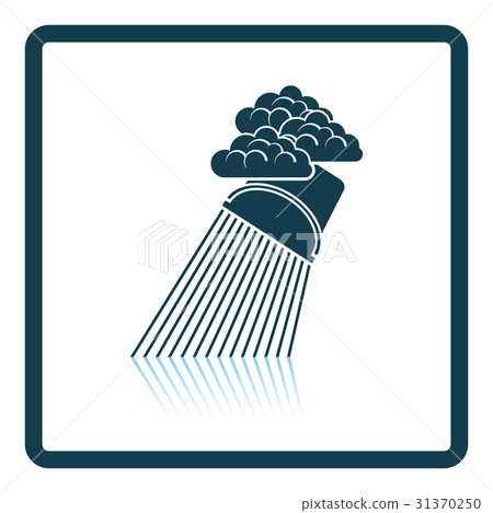 Rainfall like from bucket icon 31370250