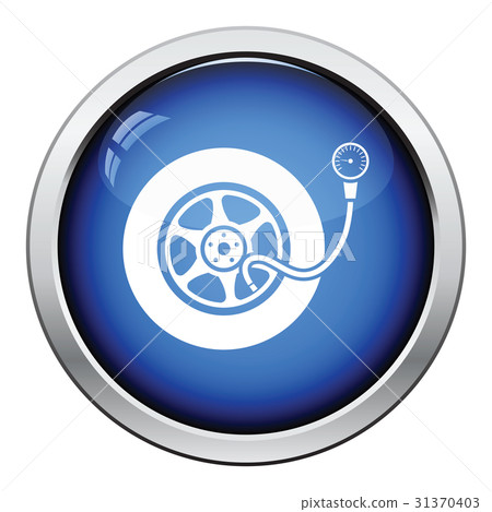 Tire pressure gage icon Tire pressure gage icon 31370403