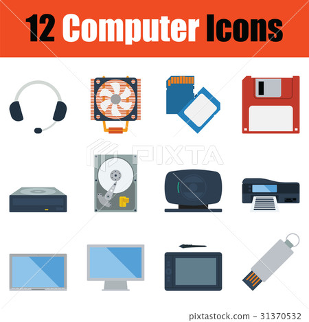 Computer icon set Computer icon set 31370532
