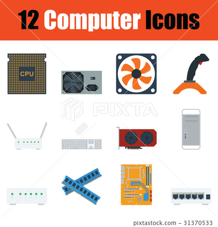 Computer icon set Computer icon set 31370533