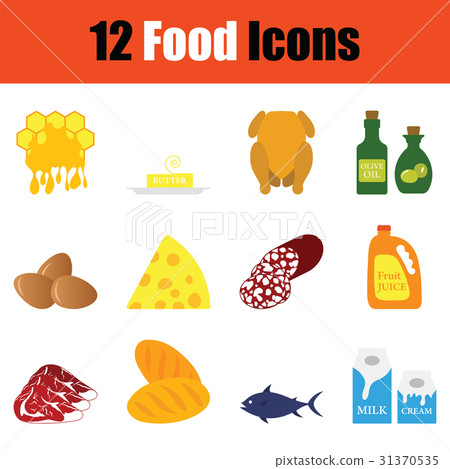 Food icon set 31370535