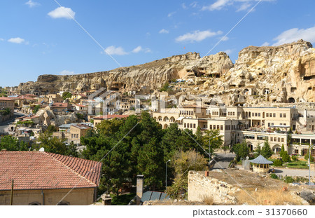 View of Urgup town with cave houses. Cappadocia 31370660