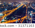 夜高速公路在泰國首都曼谷 31371163