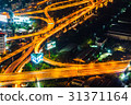 夜高速公路在泰國首都曼谷 31371164