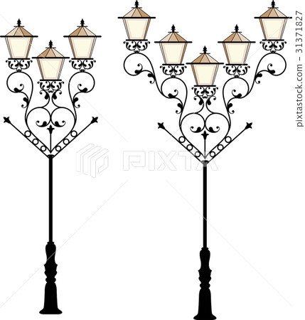 Wrought Iron Street Lamp Post Wrought Iron Street Lamp Post 31371827