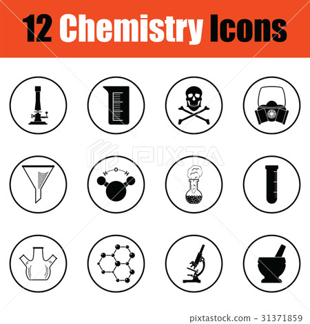 Chemistry icon set 31371859