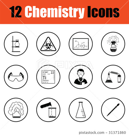 Chemistry icon set Chemistry icon set 31371860