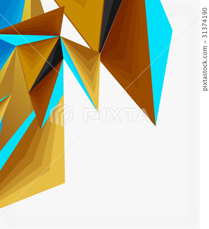 3d modern triangle low poly abstract geometric 3d modern triangle low poly abstract geometric 31374190