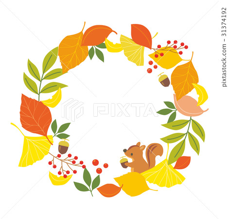Autumn plant frame Autumn plant frame 31374192