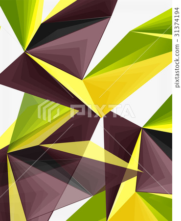 3d modern triangle low poly abstract geometric 3d modern triangle low poly abstract geometric 31374194
