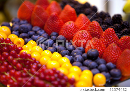 A variety of fresh berries in stock A variety of fresh berries in stock 31374482