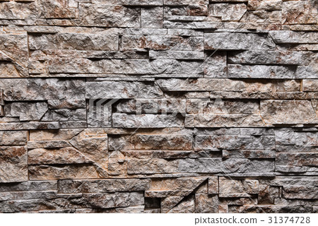 Stone grey wall texture background natural color 31374728