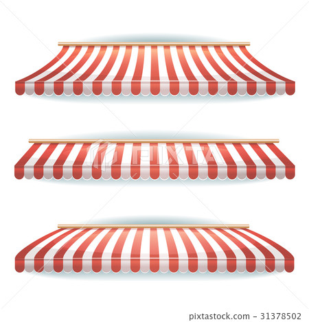 Striped Awnings Set 31378502