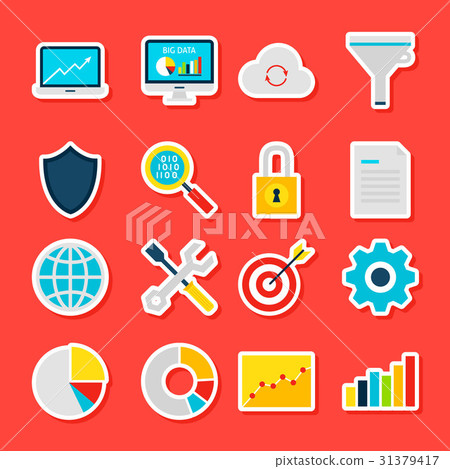 Big Data Analytics Stickers 31379417