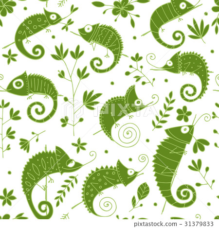Chameleon collection, seamless pattern for your 31379833