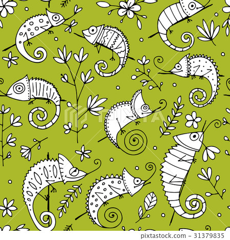 Chameleon collection, seamless pattern for your 31379835