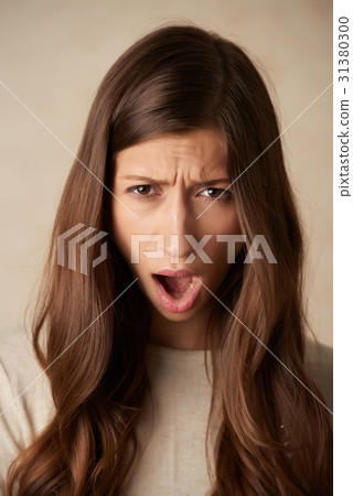 Shocked girl Shocked girl 31380300
