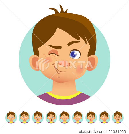 Different human emotions 31381033