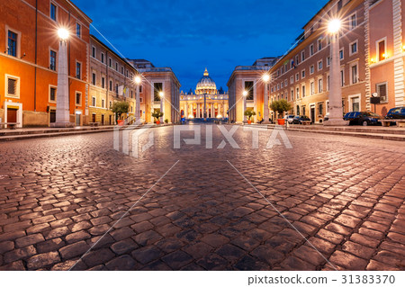 Saint Peter Cathedral in Rome, Vatican, Italy. Saint Peter Cathedral in Rome, Vatican, Italy. 31383370