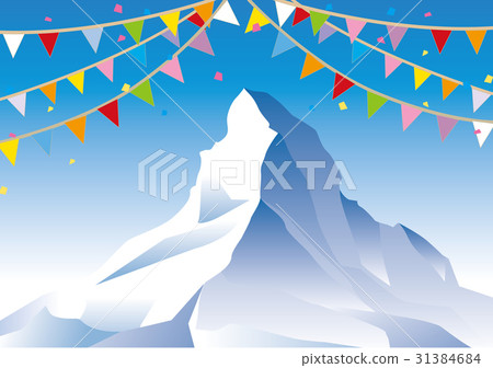 Everest and the flag 31384684