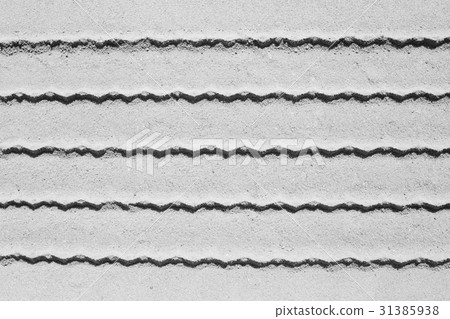 Abstract tire tracks on sand. Background and 31385938