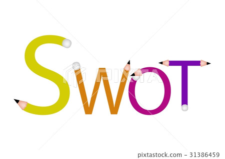 Pencil Forming A SWOT Analysis Strategy Management 31386459