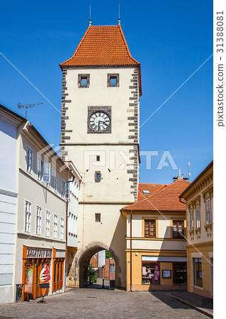 Prague gate in Melnik Czech Republic 31388081