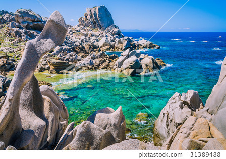 Rock formations in Capo Testa, Sardinia, Italy Rock formations in Capo Testa, Sardinia, Italy 31389488