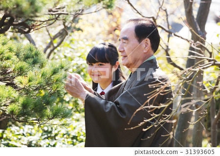 A rich family garden A rich family garden 31393605