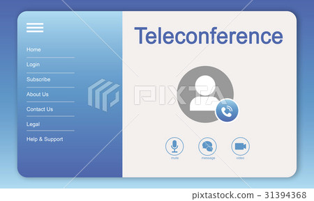 Online video calling profile interface Online video calling profile interface 31394368