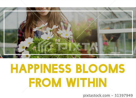 Beautiful life of woman gardening in nature Beautiful life of woman gardening in nature 31397949