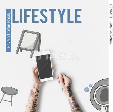 Lifestyle Cafe Relax Leisure Break Lifestyle Cafe Relax Leisure Break 31398004