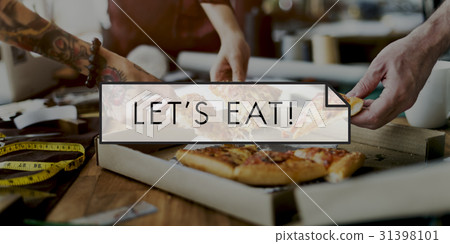 Food Words Pizza Appetite Meal 31398101